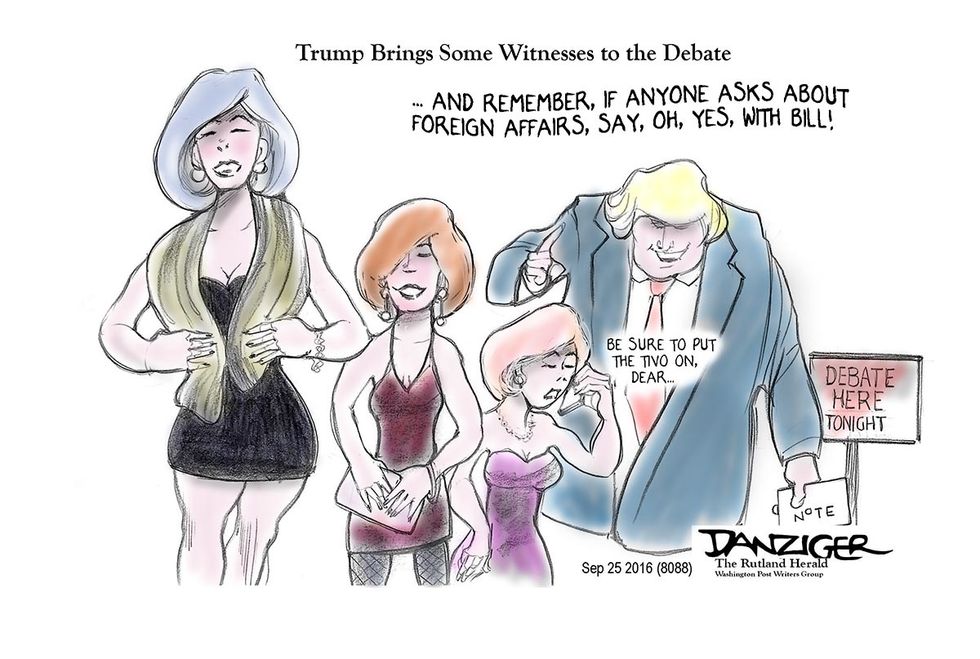 Cartoon: Trump Brings Some Witnesses To The Debate