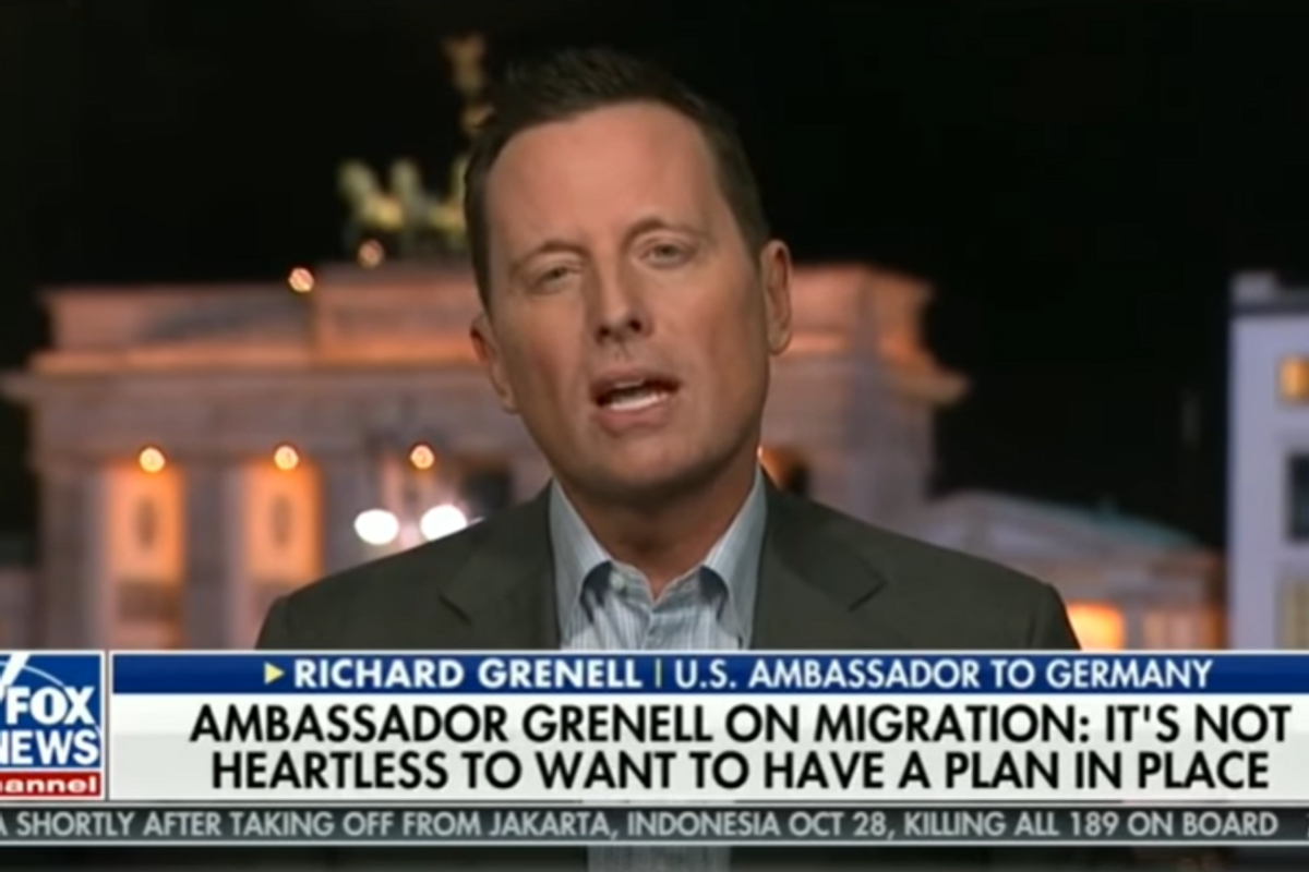 Is Acting DNI Ric Grenell A Literal Actual Foreign Agent Like Michael Flynn? No, He Couldn't Possibly!