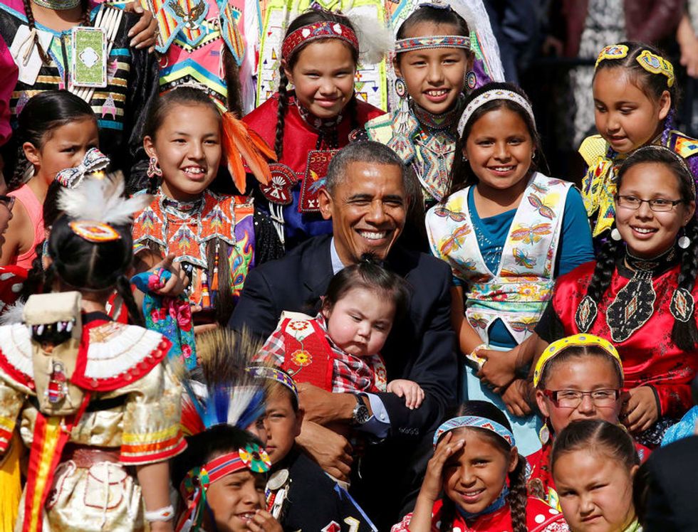 Obama Avoids Pipeline Comment But Urges Tribal Sovereignty