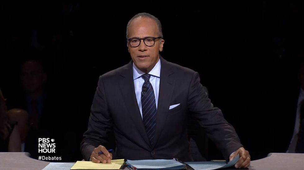 VIDEO: Lester Holt Proved We Need Fact-Checking In Debates