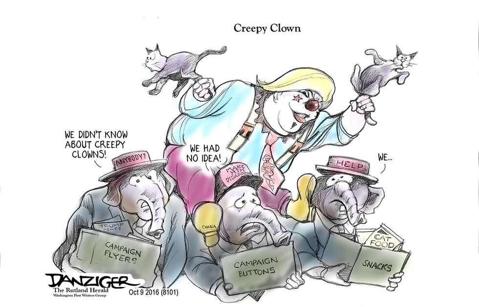 Cartoon: Creepy Clown