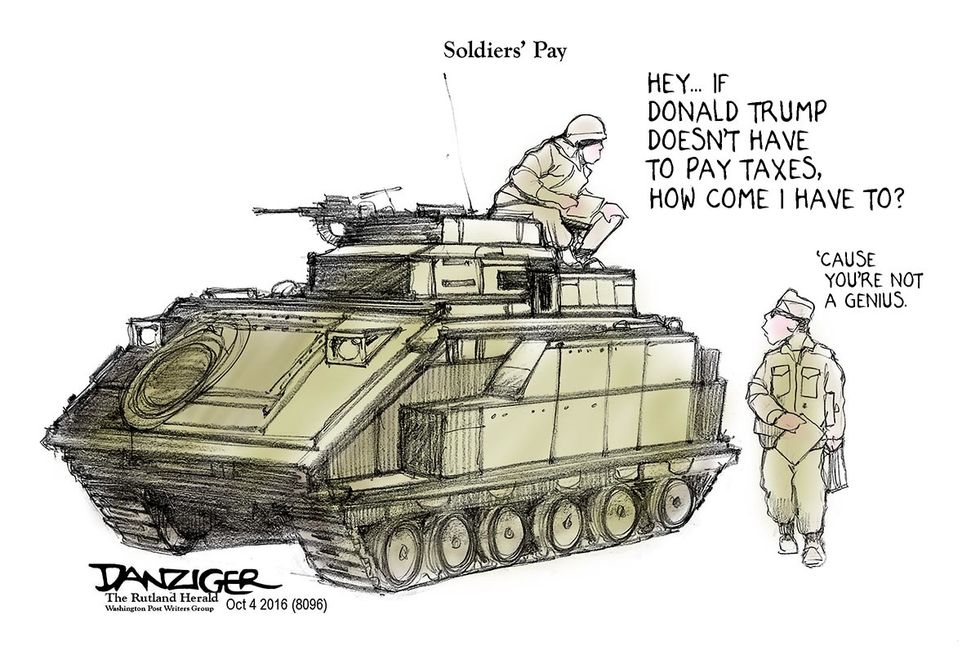 Cartoon: Soldiers’ Pay