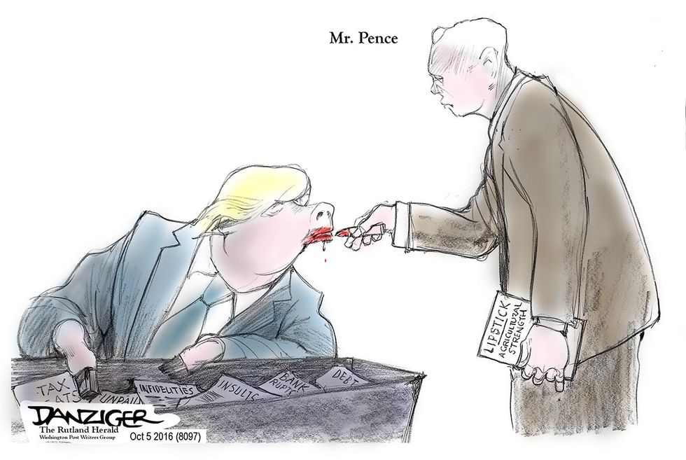 Cartoon: Mr. Pence