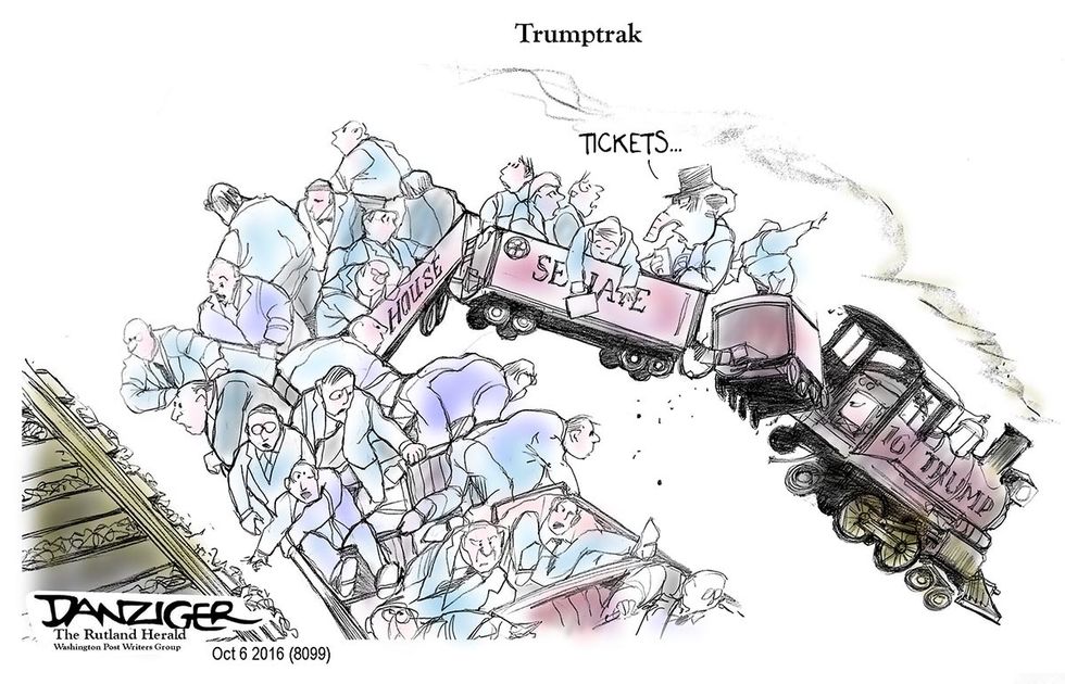 Cartoon: Trumptrak