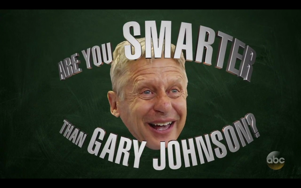 #EndorseThis: Are You Smarter Than Gary Johnson?