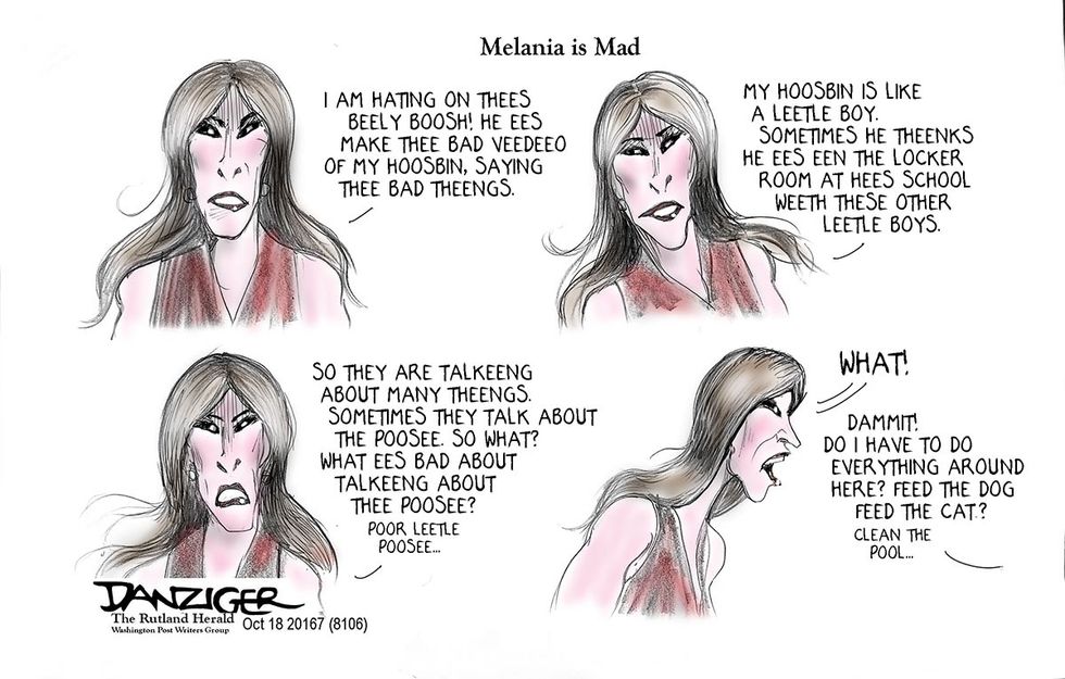Cartoon: Melania Is Mad