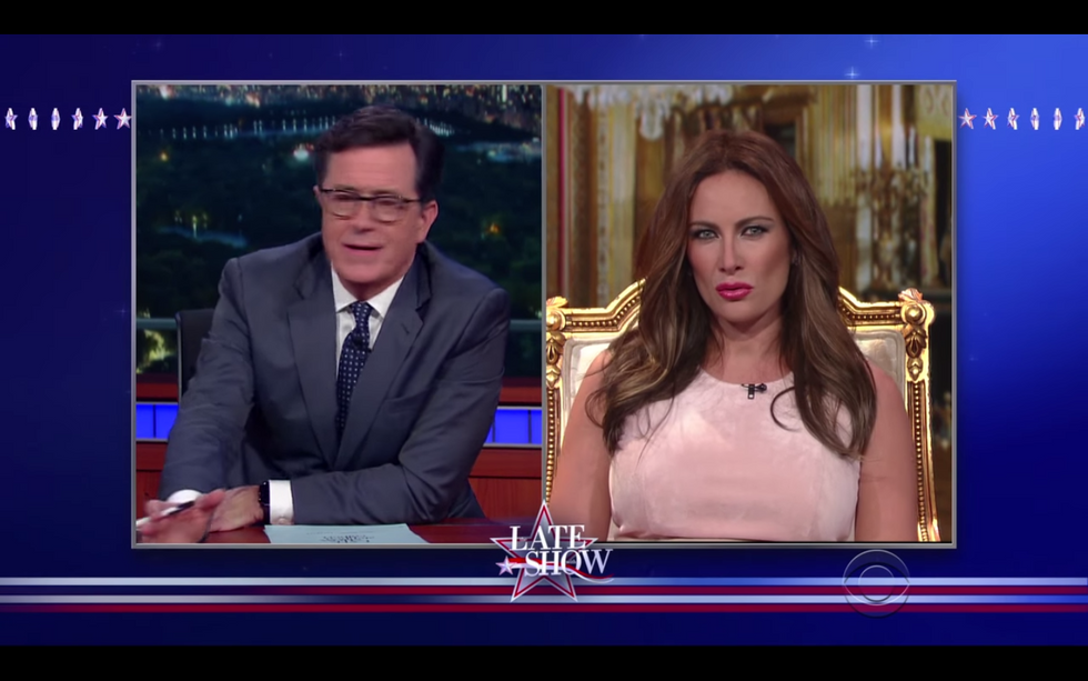 #EndorseThis: Stephen Colbert’s Candid Interview With ‘Melania Trump’