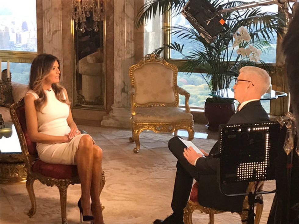 Melania Trump Calls Taped Comments By Donald Trump ‘Boy Talk’