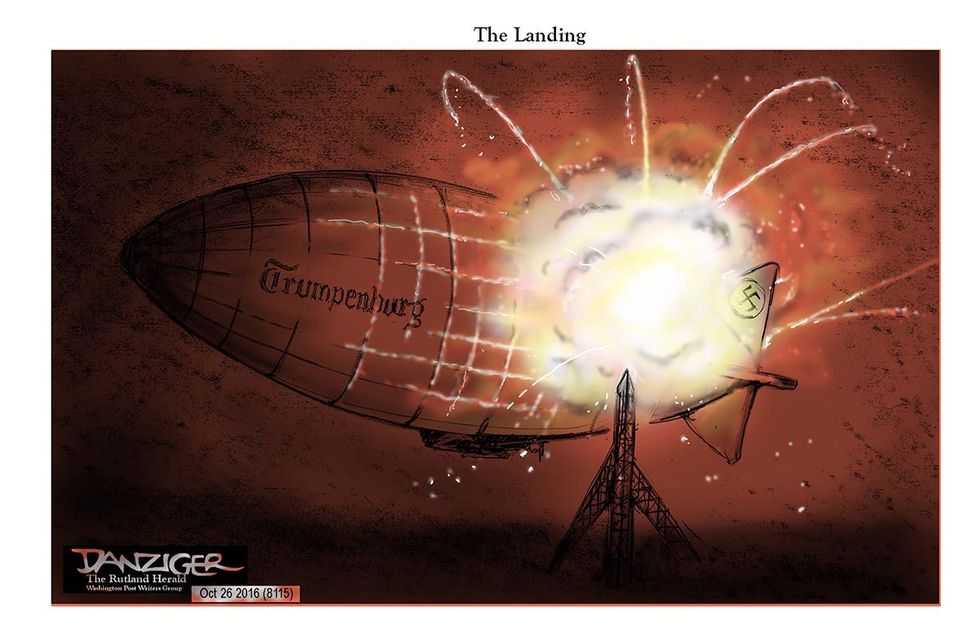 Cartoon: The Landing