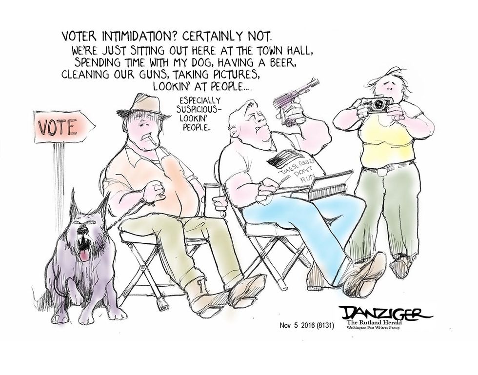 Cartoon: Voter Intimidation