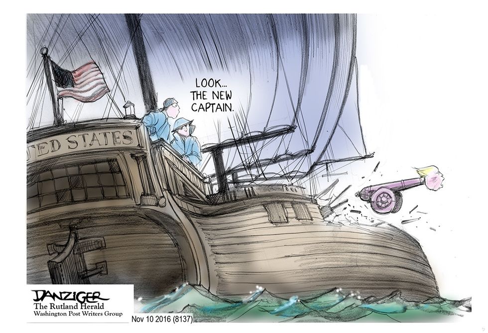 Cartoon: Captain Trump