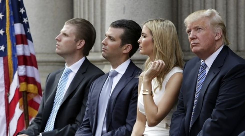 Corruption Concerns Over Trump’s Children Running His Businesses And Transition