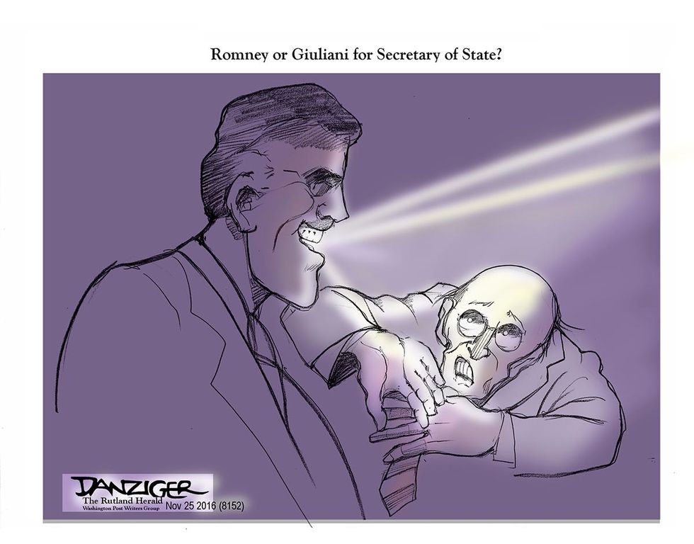 Cartoon: Romney Or Giuliani?