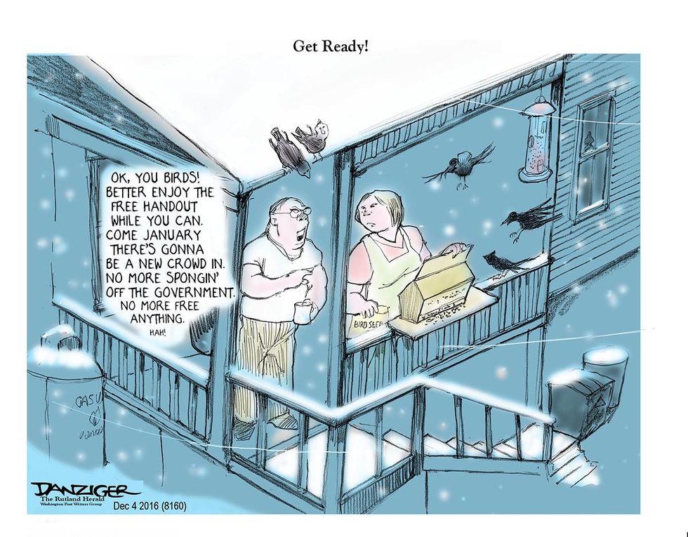 Cartoon: Come January, No More Spongin’