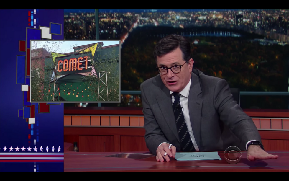 #EndorseThis: Colbert Slices Up Pizzagate, Mike Flynn, And Alex Jones