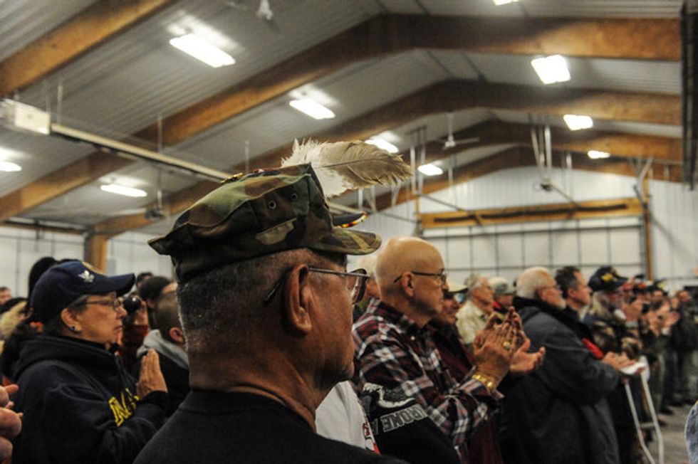 U.S. Veterans Stand With Dakota Pipeline Protesters