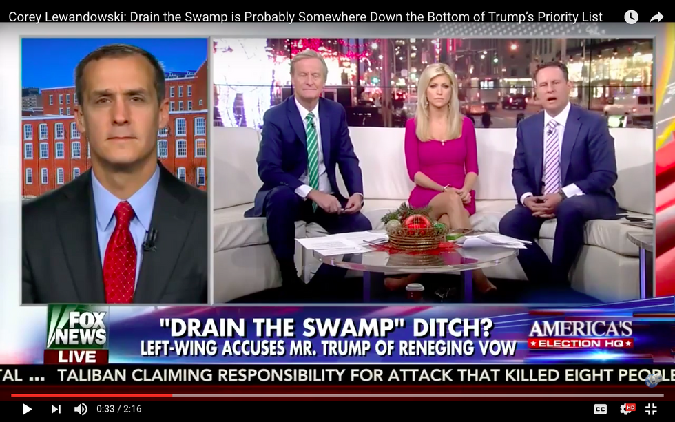 #EndorseThis: Corey Confesses Trump Gang Is Joining Swamp, Not Draining It