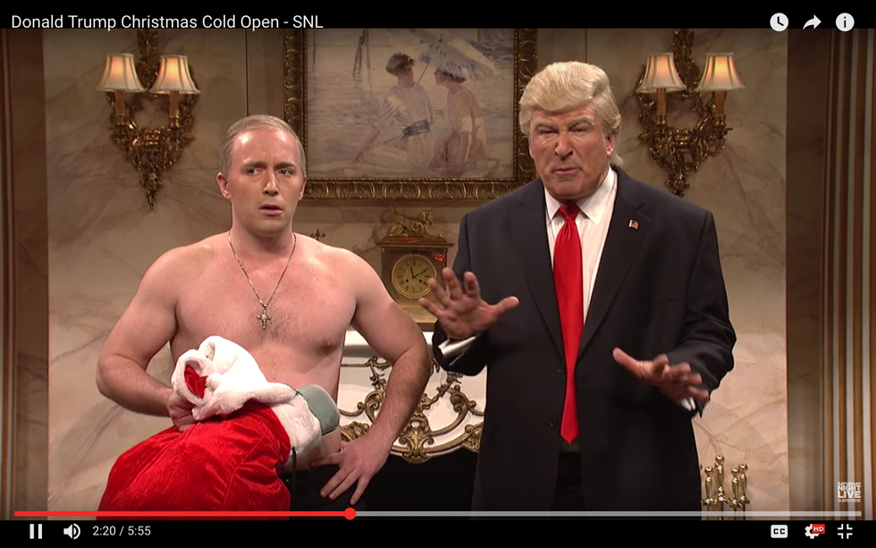 SNL Cold Open: An Oily Christmas With Trump, Putin, And Tillerson