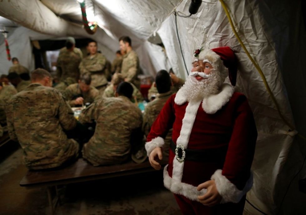 Déjà Vu For American Troops Observing Christmas In Iraq Again