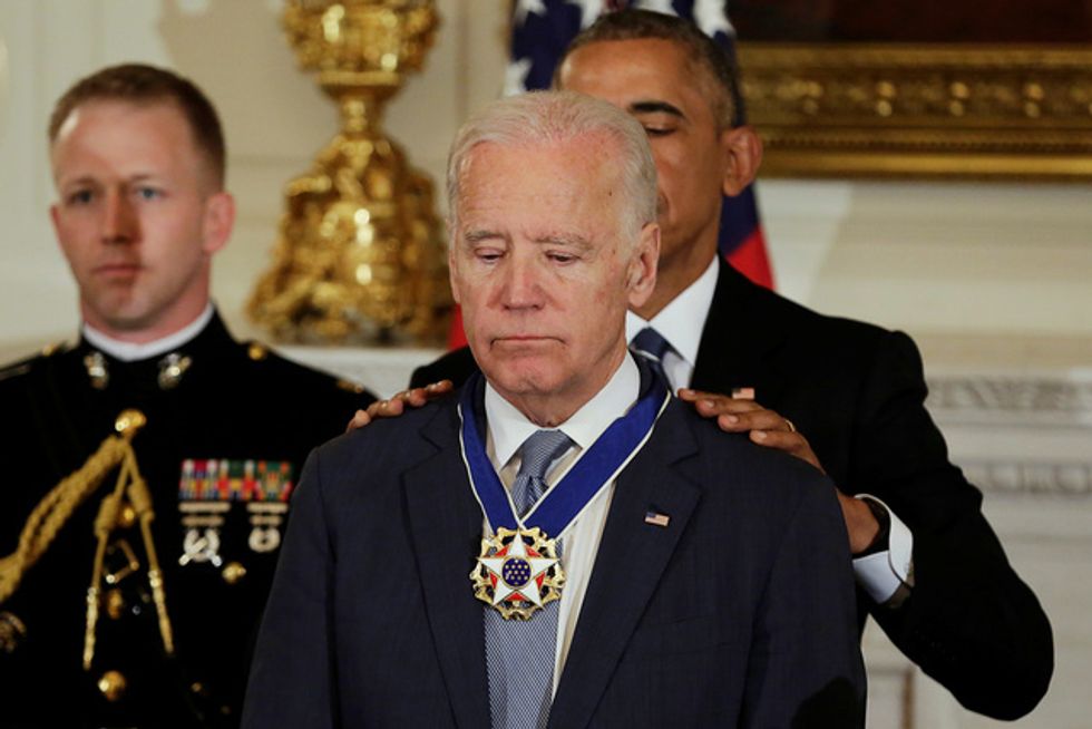 President Obama Surprises Vice President Biden With Medal Of Freedom
