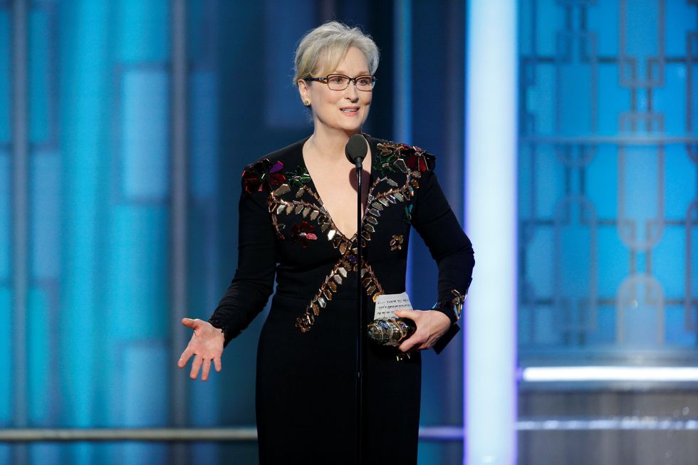 At Golden Globes, Meryl Streep Calls Out Trump’s Bullying