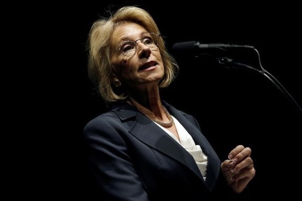 Betsy DeVos Flunks Her First Test