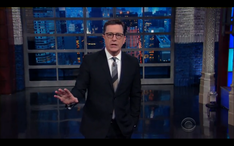 #EndorseThis: Awakening In Trump’s America, Stephen Colbert Throws Up