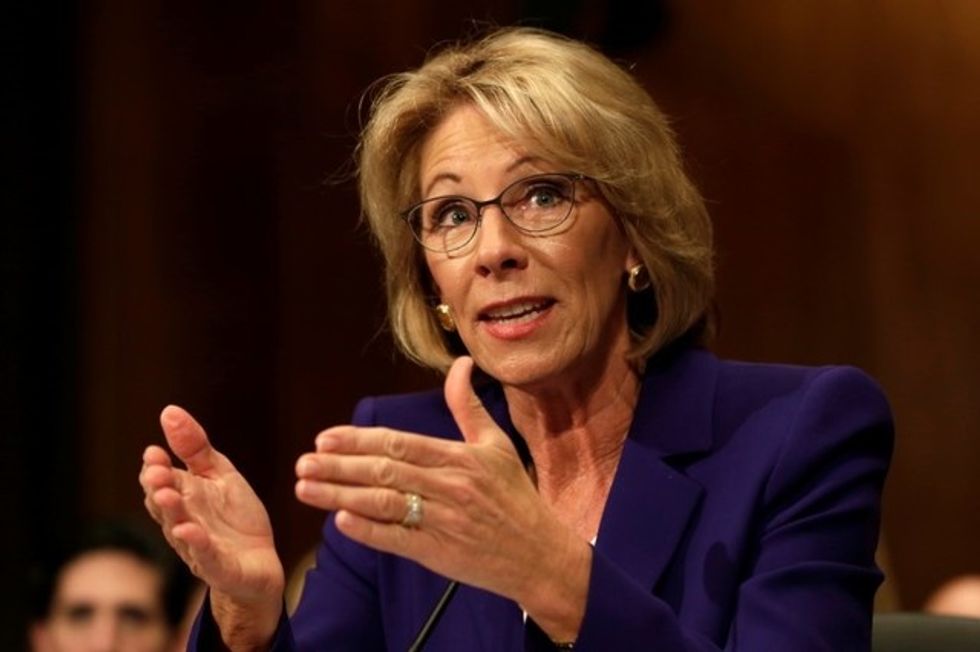 DeVos Sees Public Education As A Biblical Battlefield