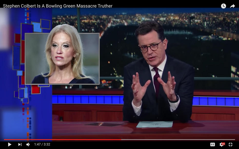 #EndorseThis: Now Stephen Colbert Is A Bowling Green Massacre Truther