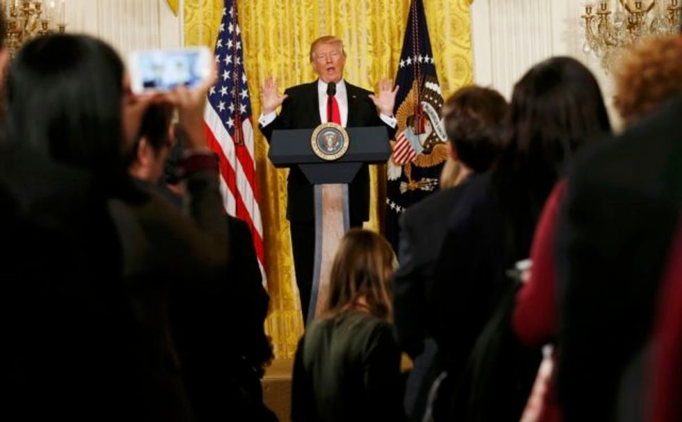 Combative Trump: ‘How Does The Press Get This Information?’