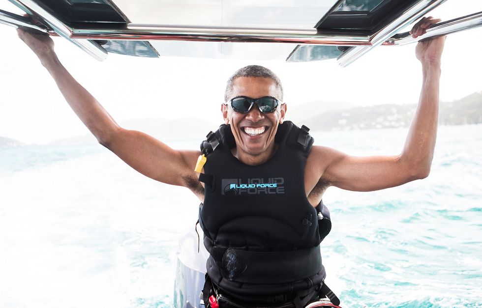 Imagine If Obama Offered Trump Advice From His Island Paradise