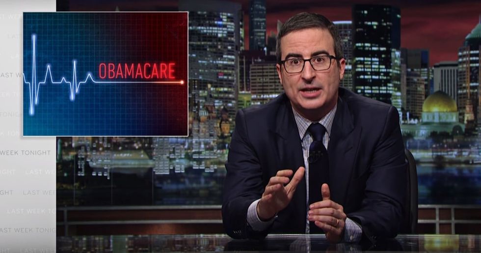 John Oliver Hilariously Shames GOP For Health Care Fiasco