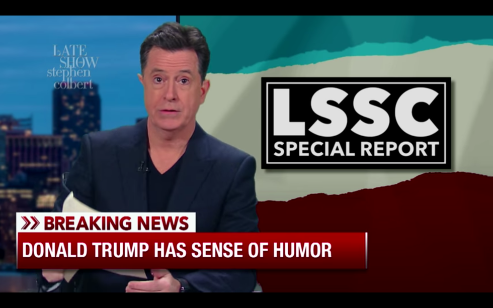 #EndorseThis: Stephen Colbert Trolls A Fellow Liberal