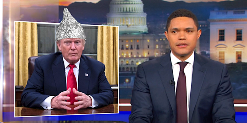 #EndorseThis: Trump Dons His Tinfoil Hat