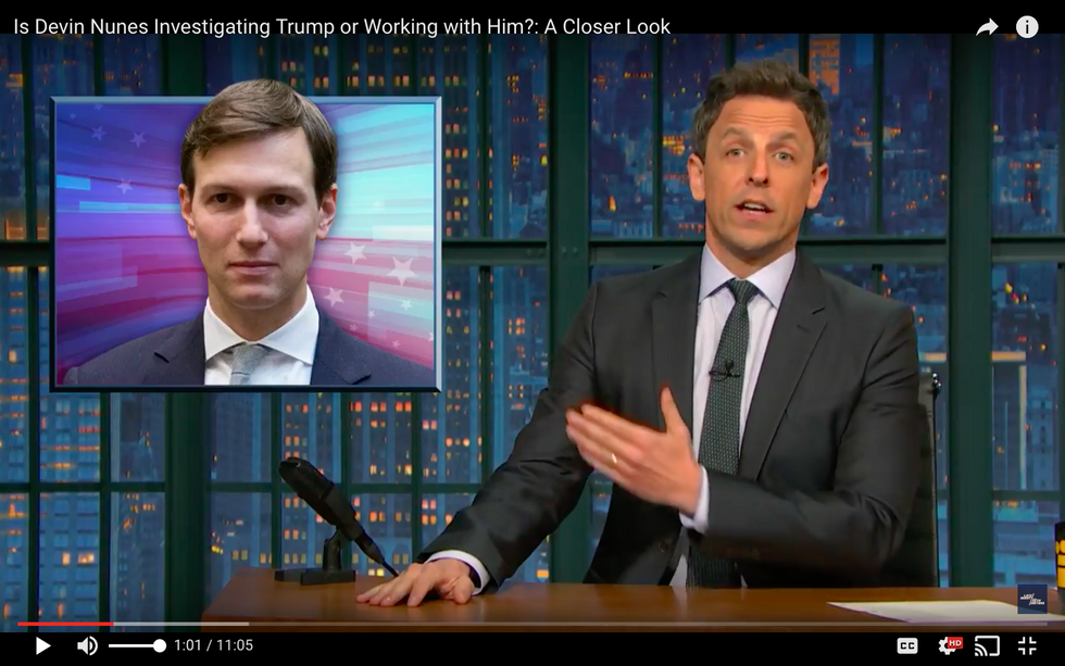 #EndorseThis: Seth Meyers Takes A Closer Look At Nunes, Kushner, And The Kremlin