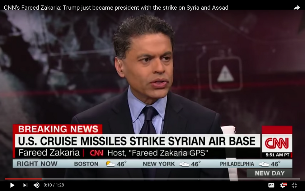 5 Prominent Trump Critics Who Were Positively Gushing About His Syrian Airstrike
