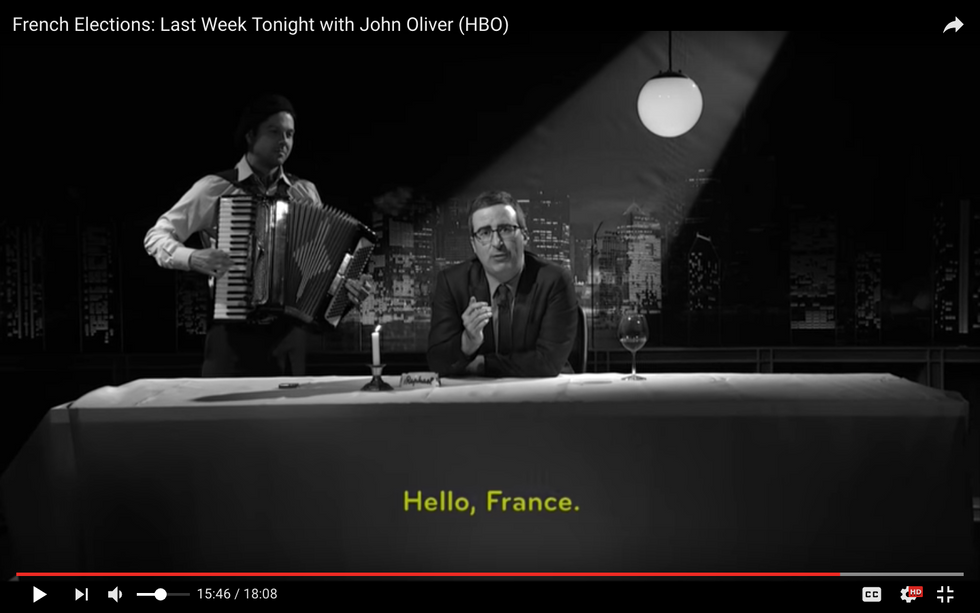 #EndorseThis: John Oliver Takes Down Marine LePen In Appeal To French ‘Superiority’