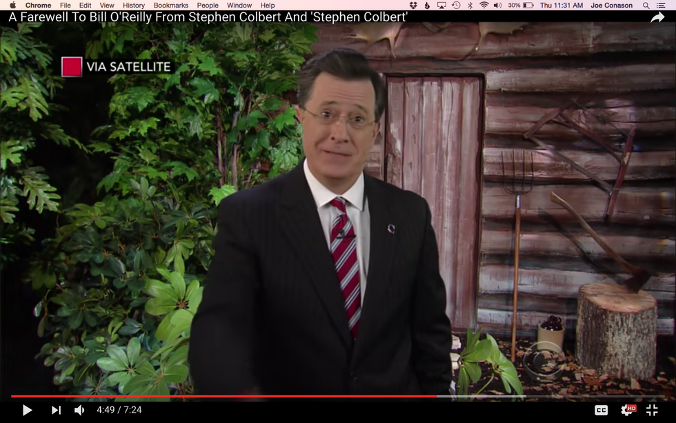 #EndorseThis: Right-Wing Pundit ‘Colbert’ Bids Farewell To ‘Papa Bear’ O’Reilly