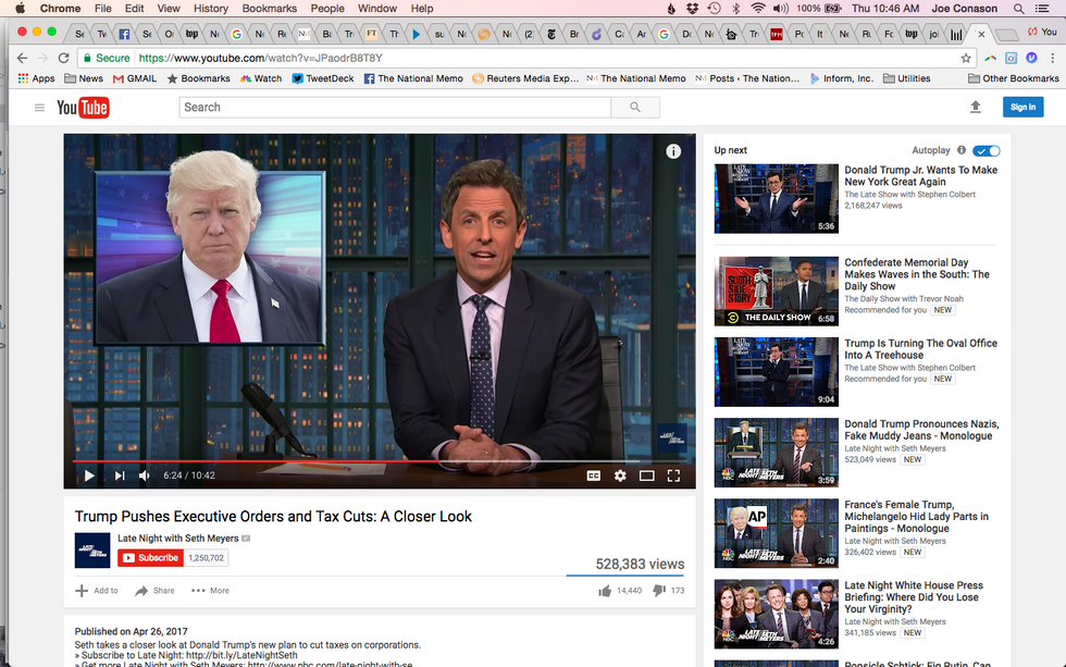 #EndorseThis: Seth Meyers Takes A Closer Look At Trump’s 100 Days