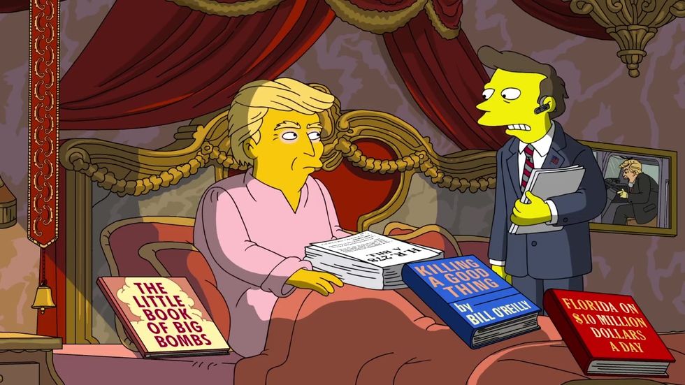 Trump’s Nightmarish First 100 Days Gets The ‘Simpsons’ Spoof It Richly Deserves