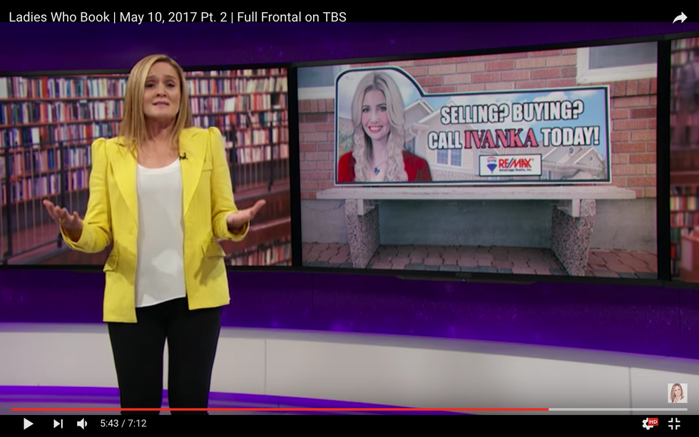 #EndorseThis: Samantha Bee Trolls Ivanka (And Her New Book)