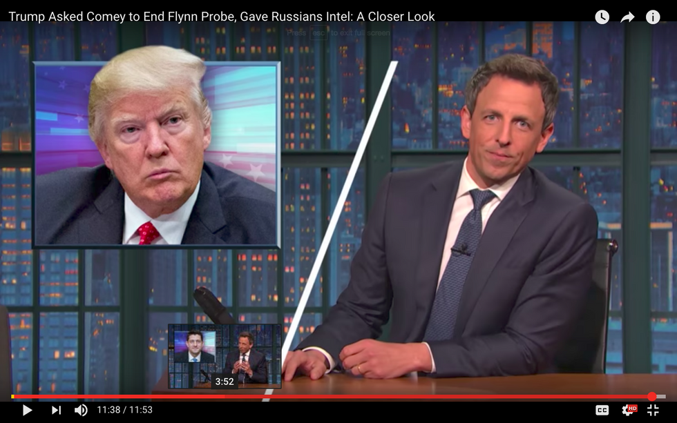 #EndorseThis: Seth Meyers Scrutinizes Trump Scandal Week, With Bonus Clips