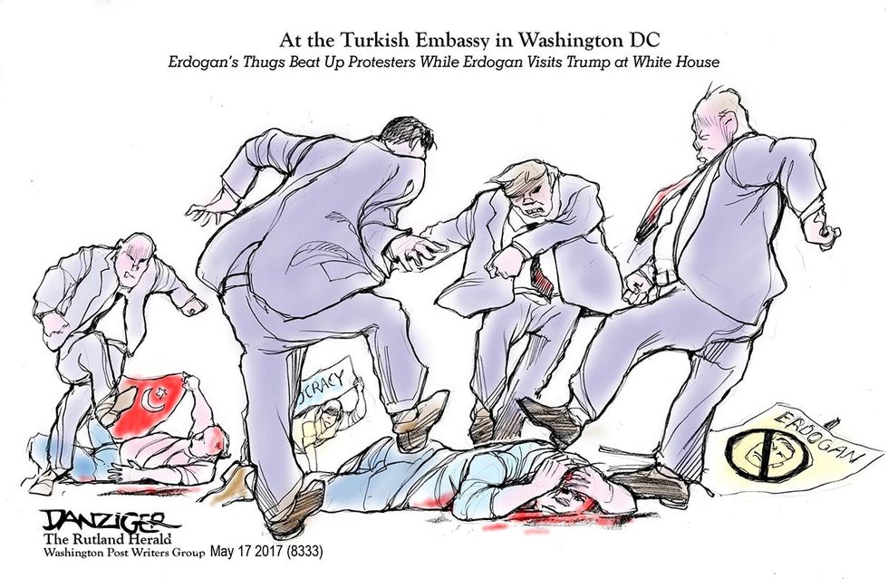 Danziger: Not Delighted By Turkish Thuggery