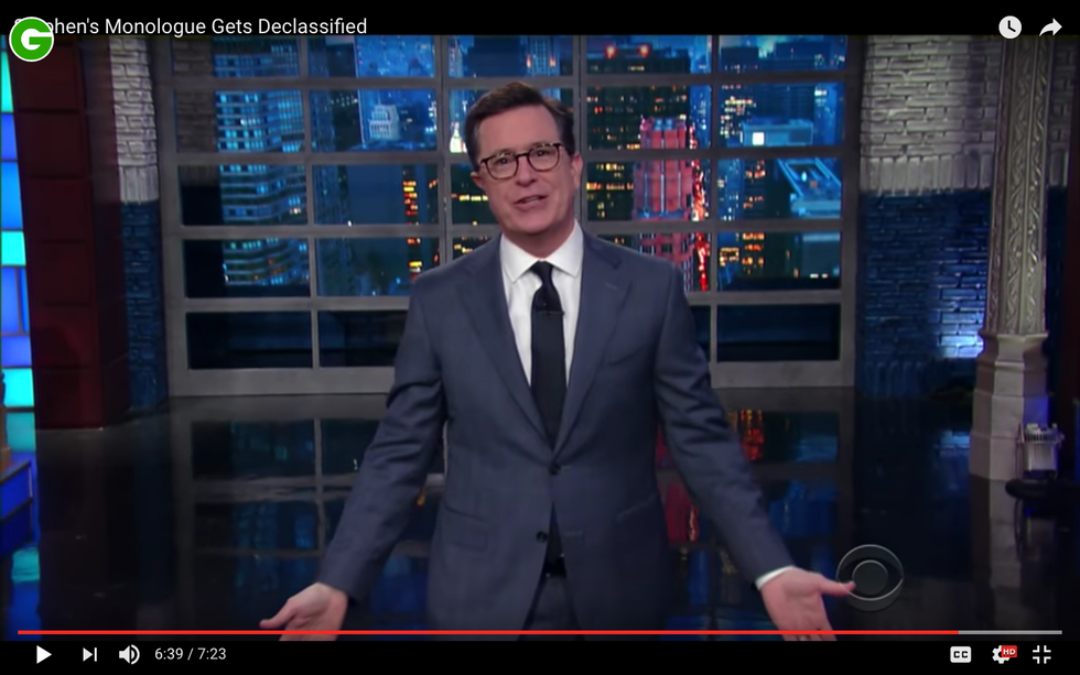 #EndorseThis: Colbert Declassifies The Trump White House