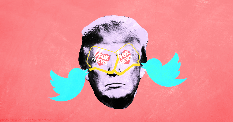 How Trump Uses Twitter To Show His Love For Fox News