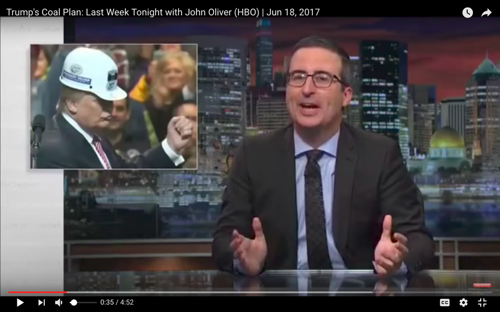 #EndorseThis: John Oliver Flips Off Trump And His Coal Barons