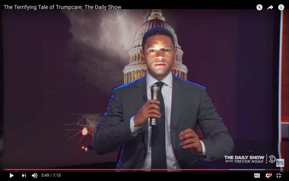 #EndorseThis: Trevor Noah Dramatizes The Terrors Of Trumpcare