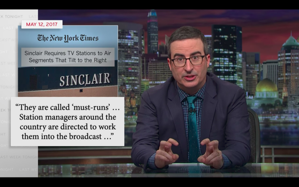 #EndorseThis: John Oliver Reveals Invasive Idiocy Of Sinclair Broadcast Group
