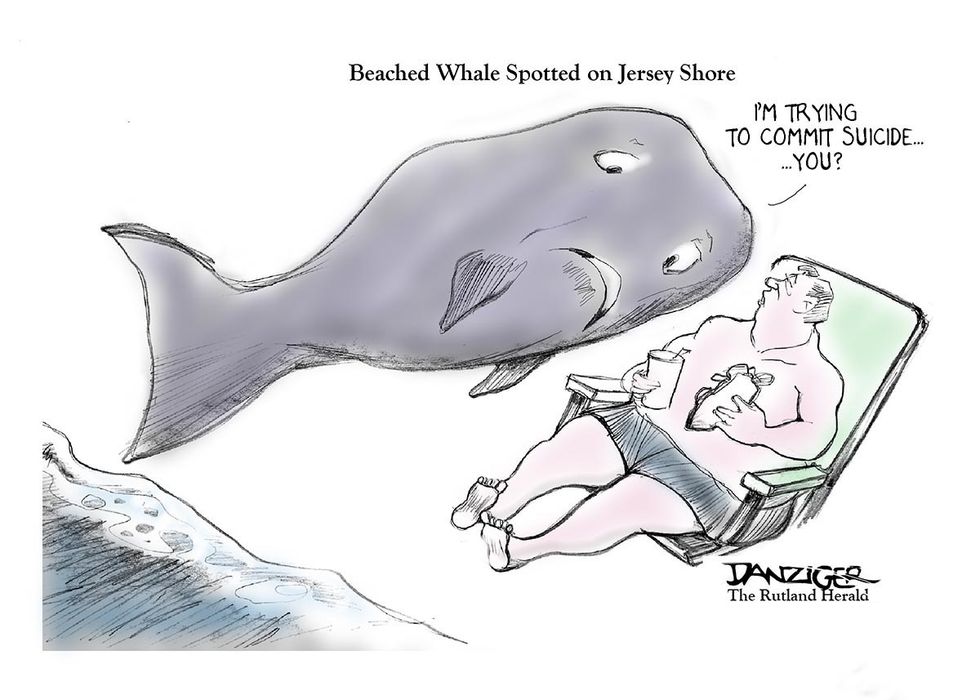 Danziger: For Chris Christie, Life’s A Beach