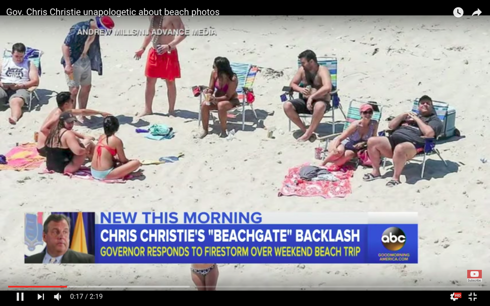 #EndorseThis: Chris Christie Explains That Embarrassing Beach Photo